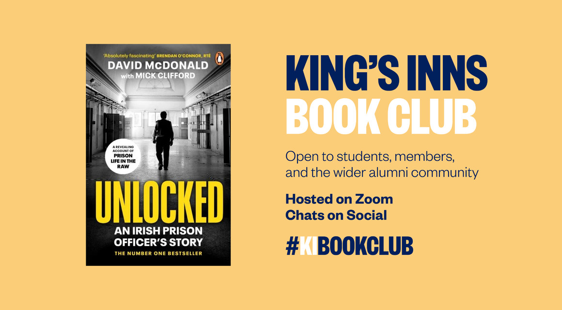 ‘Unlocked an Irish Prison Officer’s Story’ by David McDonald with Mick Clifford selected for the final Book Club meeting of the year
