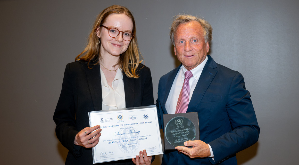 King’s Inns students made it to the quarter–finals of the international rounds of the 2024 International Criminal Court Moot
