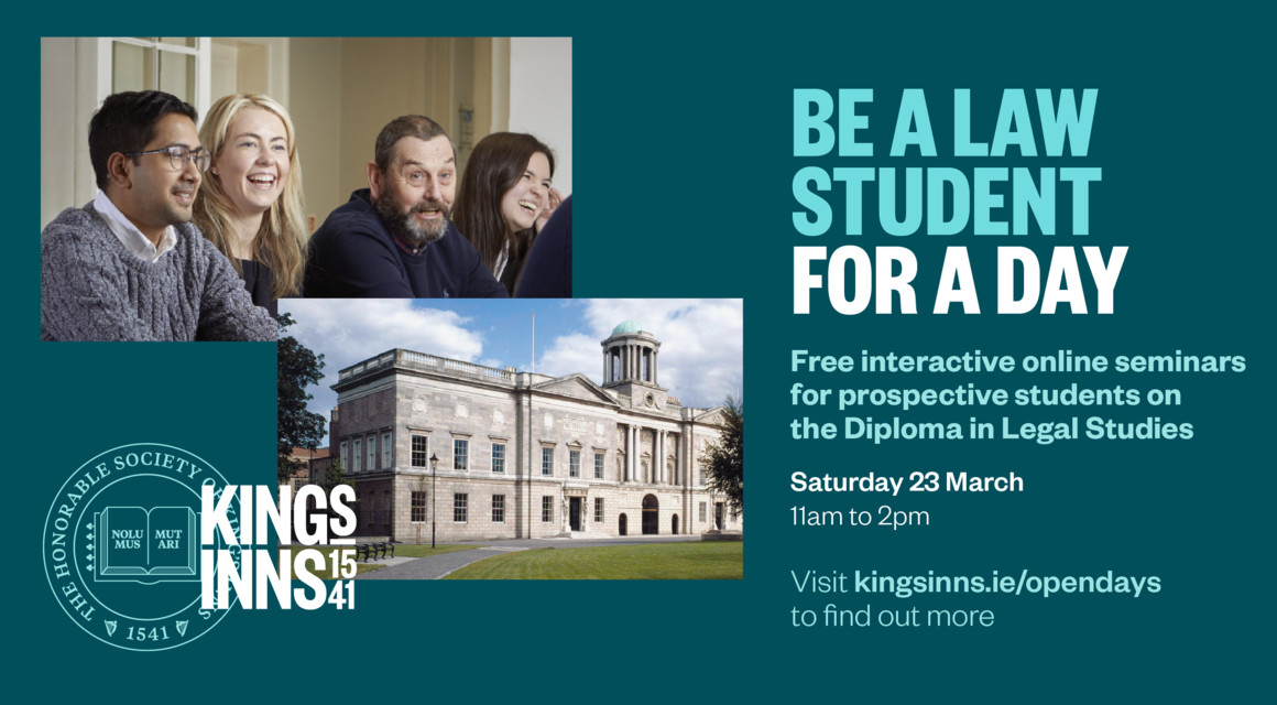 Be a Law Student at King’s Inns for a Day