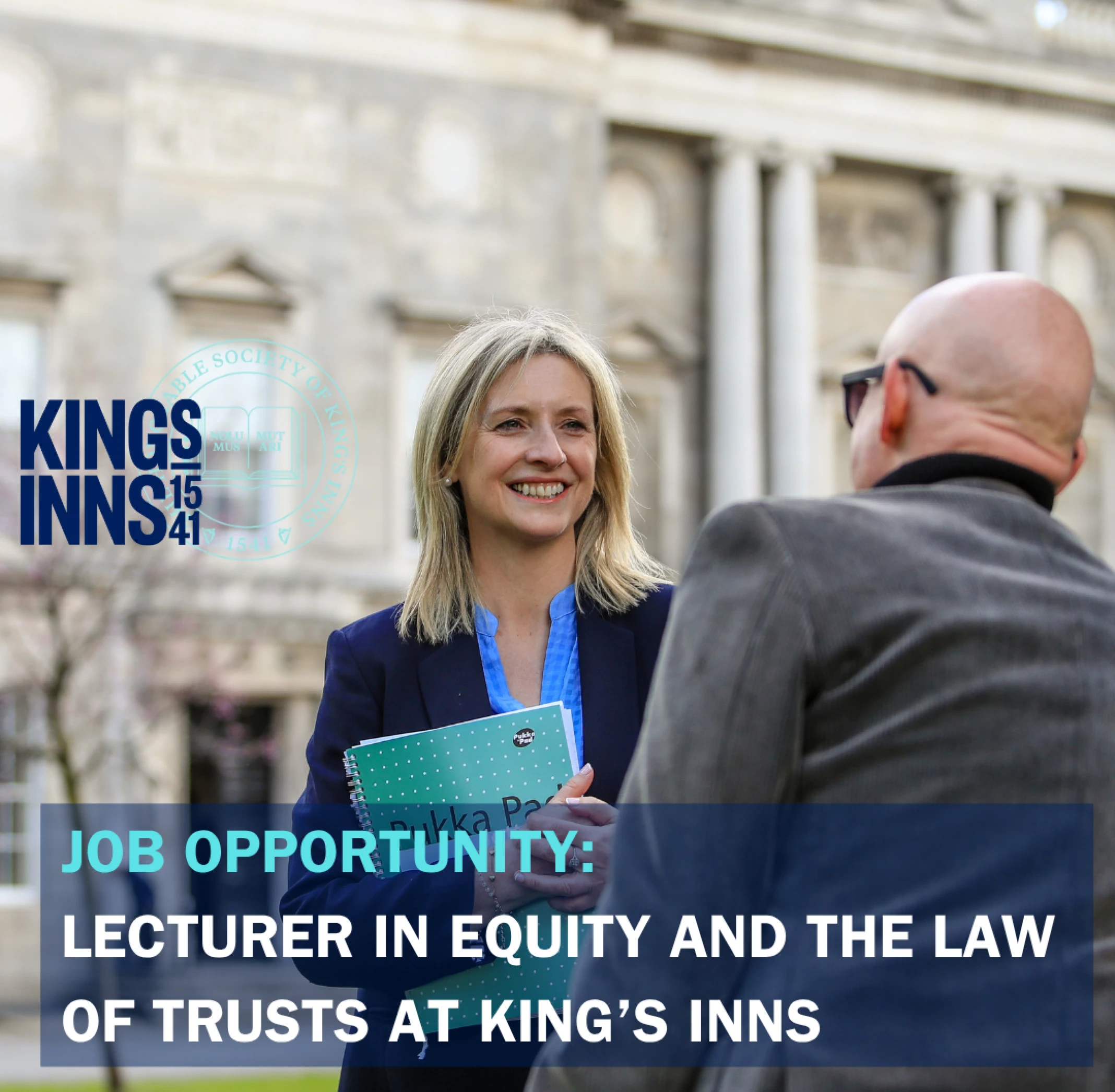 #JobOpportunity King’s Inns is hiring a Lecturer in Equity and the Law of Trusts for its Diploma in Legal Studies.