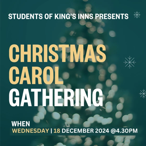 King’s Inns Christmas Carol Gathering in aid of the Capuchin Day Centre