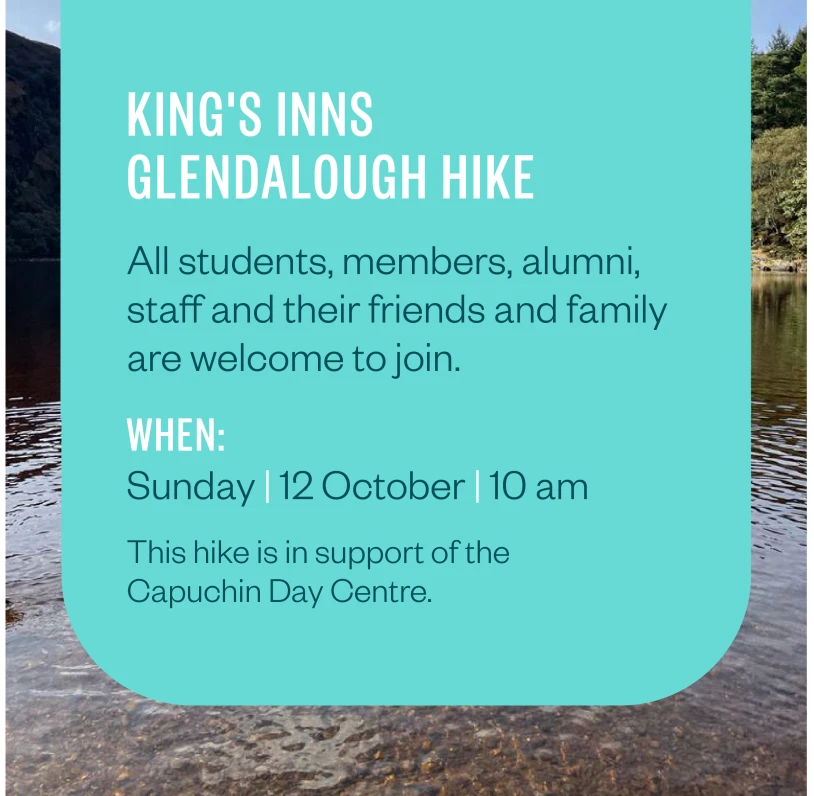 King's Inns Glendalough Hike 2025 (for The Capuchin Day Centre)