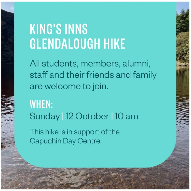 King's Inns Glendalough Hike 2025 (for The Capuchin Day Centre)