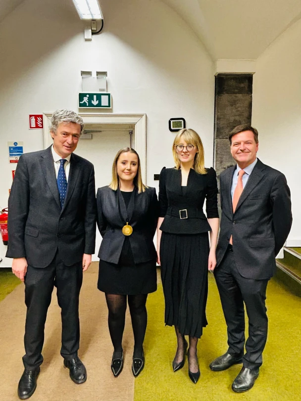 The 195th Auditor of the LSDSI delivered her Inaugural Address at King’s Inns